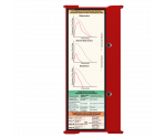 WhiteCoat Clipboard® Trifold - Red Respiratory Therapy Edition